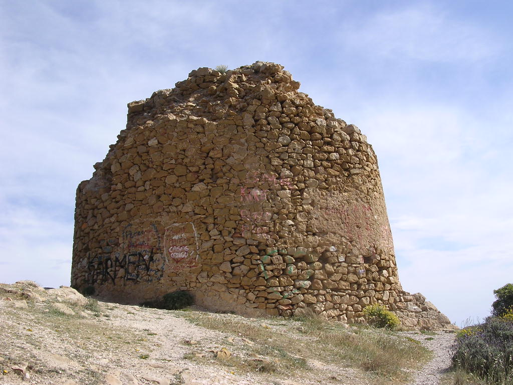 Torre de les Caletes en la Serra Gelada