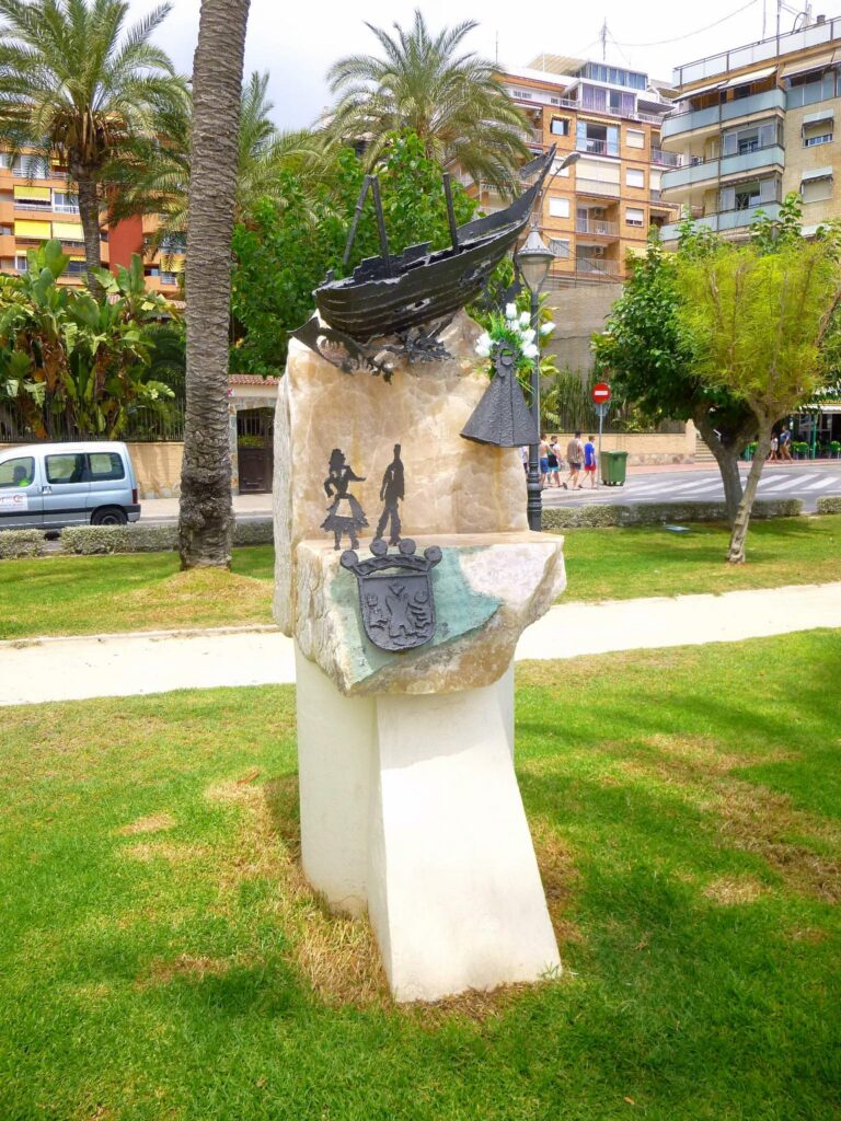 Zona ajardinada del Parque de Elche