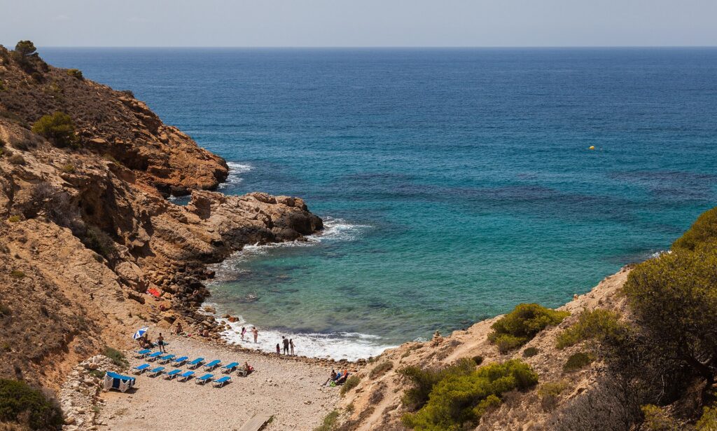 Vista de la Cala del Tío Ximo