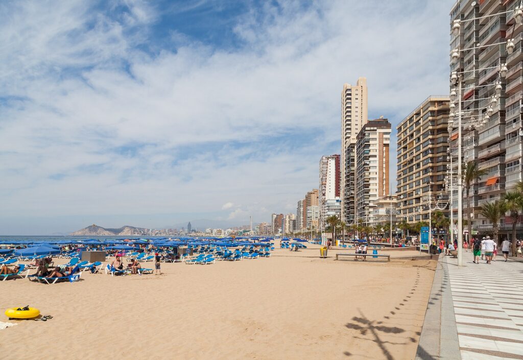 Vista general de la Playa de Levante
