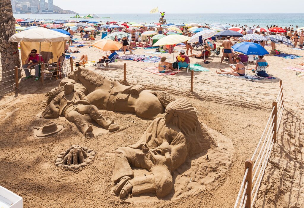 Zona de baño de la Playa de Levante