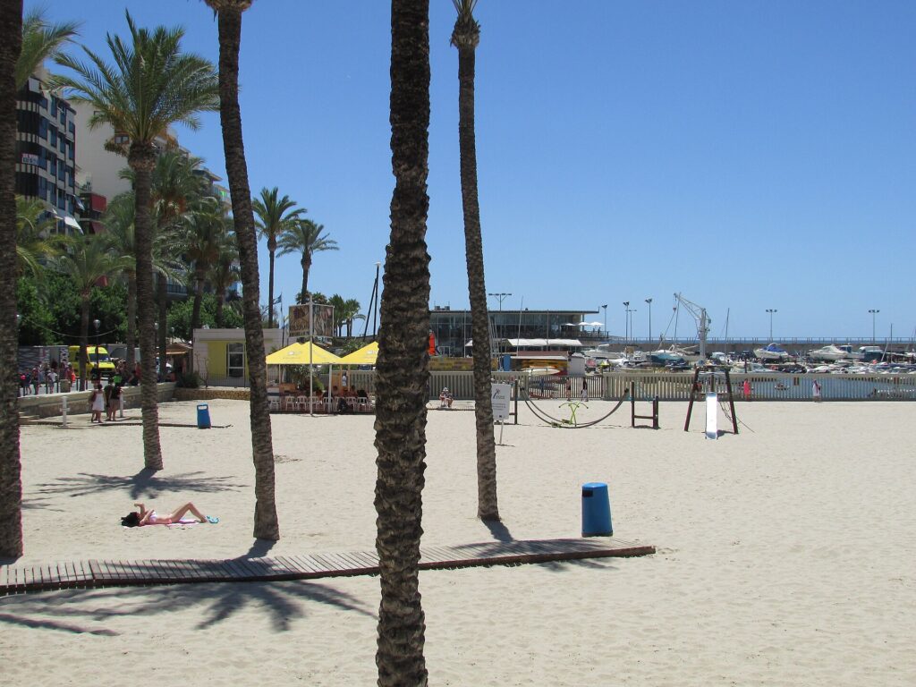 Vista del litoral de Poniente