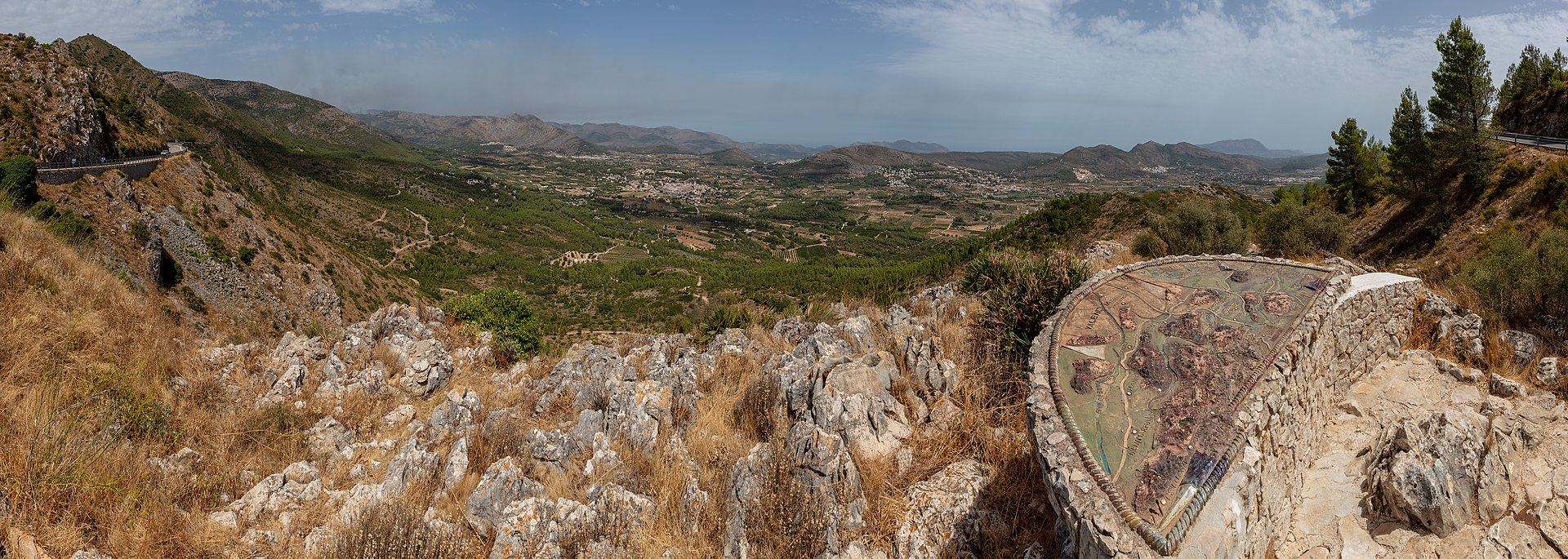 Panorámica desde el Coll de Rates
