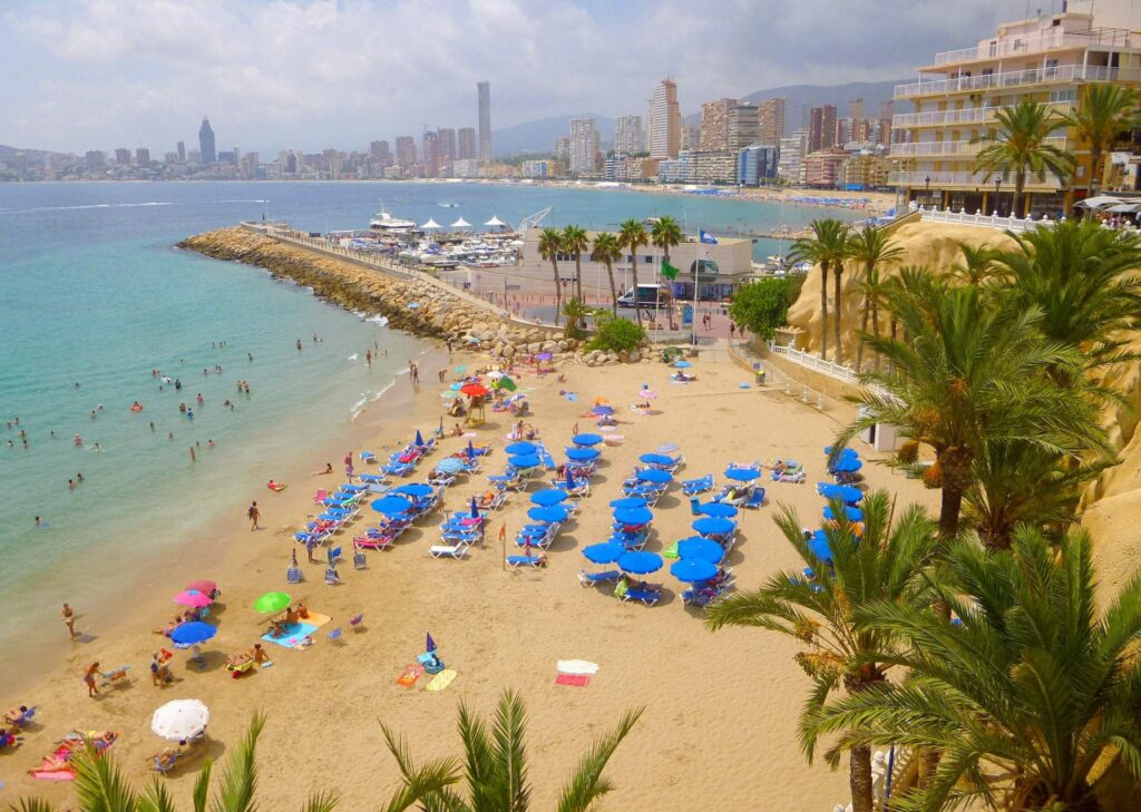Vista litoral de la Cala del Mal Pas
