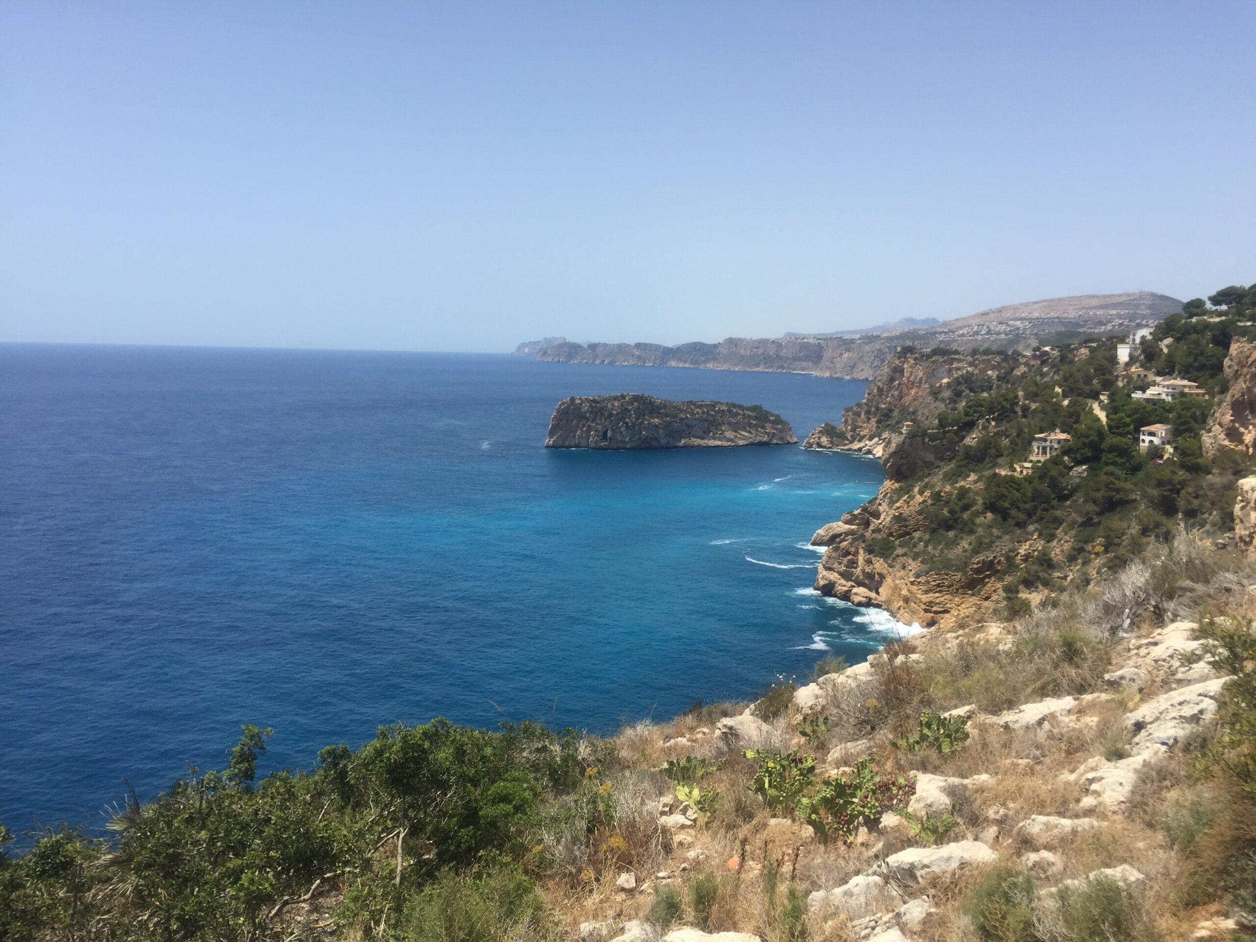 Cap de la Nau en el itinerario de la Ruta de los Miradores de Xàbia