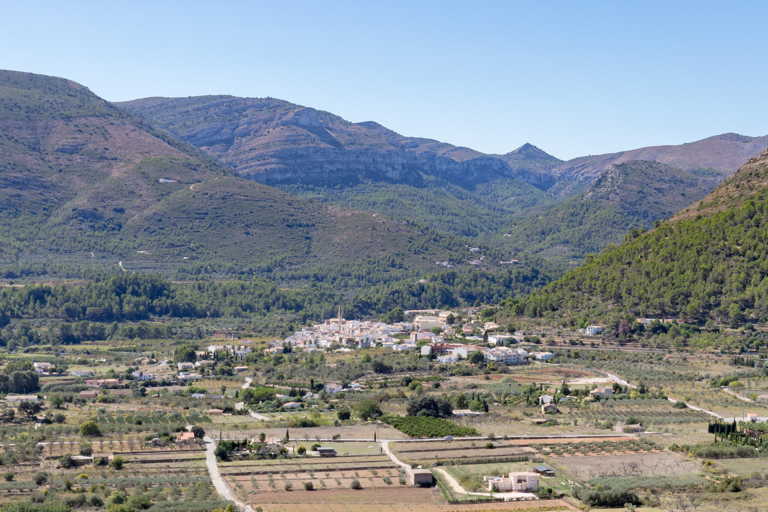 Vista de Murla · Gata de Gorgos – Xaló – Murla – Senija