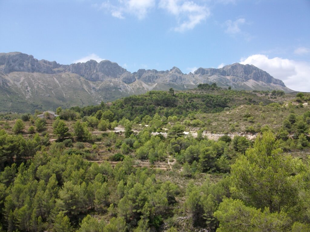 Vista de Bèrnia · Ruta circular de Bèrnia